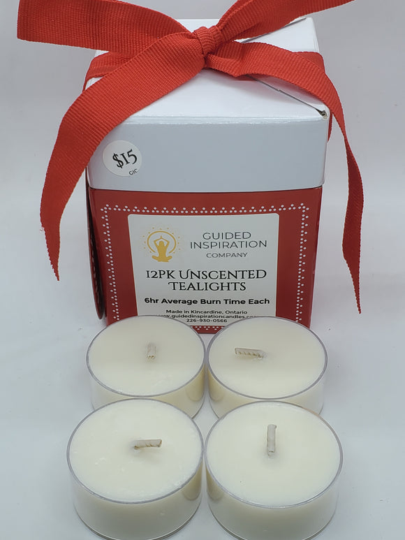 Unscented Candles