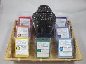 Chakra Melts 7pk Set - With Buddha Melting Pot